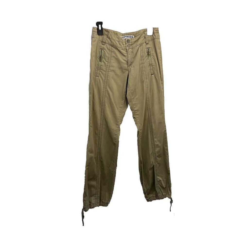 Express Khaki Pants Low Rise Y2K Vintage Women 4